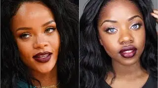 Rihanna Inspired Makeup Look