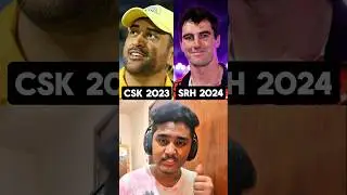 CSK 2023 VS SRH 2024 IPL TEAMS COMPARISON #cricket #shorts #shortsfeed #csk #srh #ipl #cricketshorts