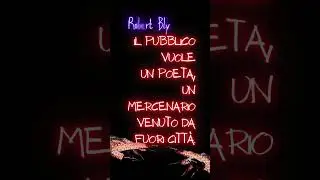 #robertbly #scritturacreativa #scritturedinonritorno