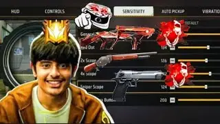 The Best sensitivity of gan #freefire Max mp40 m187 digital ka sensitivity how to best sensitivity