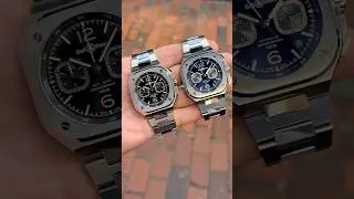Bell & Ross BR05 Chronograph Steel &ndash; Blue & Black Dial
