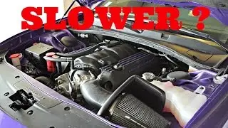 Charger Scat Pack R2C Black Hex Cold Air Intake & Muffler Delete 0-60 Testing Results