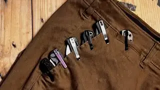 6 AWESOME Small Pocket Knives!!