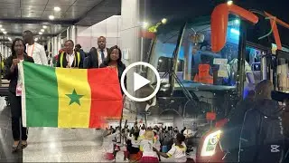 Senegal Football team has arrived in Uganda ahead of their Match with Uganda Cranes on Saturday 