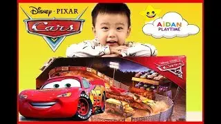 COOLEST Disney Cars 3 Track Set!Cars Hollow Criss Cross track!Aidan Playtime!
