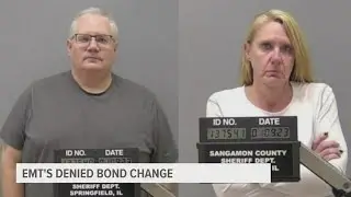 Illinois EMTs accused of killing patient will stay in jail, for now