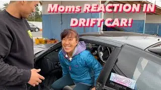 SCARING MY MOM IN MY DRIFT CAR! HER REACTION WAS EPIC🤣