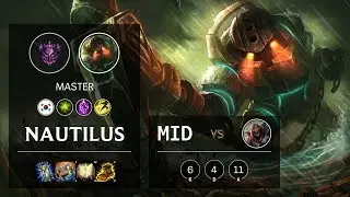 Nautilus Mid vs Zed - KR Master Patch 10.10