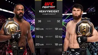 Jon Jones vs Magomed Ankalaev Full Fight - UFC Fight Of The Night