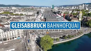 Gleisabbruch Bahnhofquai | KIBAG