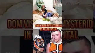 Dominik Mysterio Rushes to Hospital as Rey Mysterio Suffers Broken Ribs on WWE RAW #wwe #shorts