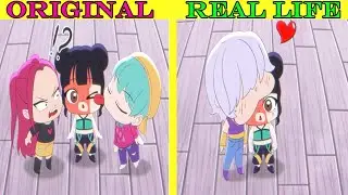 Food Tasting 💞 KPop Demon Hunters Animation | Original vs Plush Toys