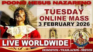 Quiapo Church Filipino Live Mass Today &bull; 3 February 2026 &bull; TUESDAY