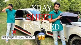 XRAY sheet Exposed 😱 | लेने से पहले ये video ज़रूर देखना 🥲 | Removable tints ❌ #xraysheet #tint