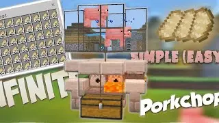 Simple (Easy) Automatic Cooked Porkchop Farm