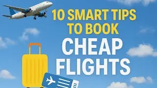 10 Smart Tips to Book Cheap Flights | Save Money on Airfare Like a Pro! #usa