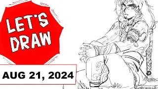 Godsbane Character Art - Aros | Draw with me Stream