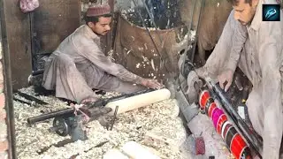 Colorful Legs Of Bed Making process/wonderful Skill Of Pawa making.
