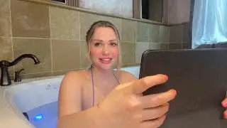 Mia Malkova's SHAMELESS hot tub stream on twitch! Full VOD
