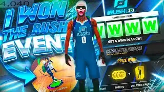 I TOOK THE MOST OVERPOWERED BUILD IN NBA 2K20 TO RUSH | WINNING RUSH EVENT