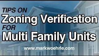Multi Family Units - Duplex, Triplex, Fourplex, Apartment Buildings, Zoning Verification