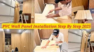 PVC Wall Panel Installation Guide 2025. How to Install PVC Wall Panel #pvc #wallpanel #wall 
