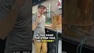 How Strong is a Biodegradable Rappel Anchor? #climbinggear #breaktest