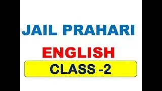 English practice question in jail