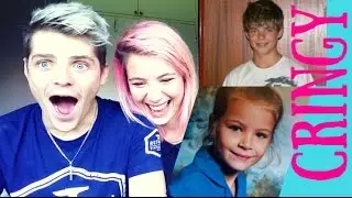Reacting To Old Embarrassing Photos ( CRINGY ) | Weekly Vlog