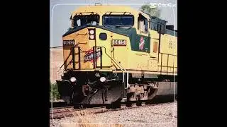CNW Dash-9 and UP 1995 edit