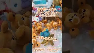 後半戦ハムハム🐹クレーンゲーム🐹🚗クルマとクマ🧸#クレーンゲーム #ゲームセンター #ゲーム #プライズ獲得 #ufoキャッチャー 