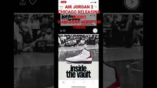 Chicago 2&rsquo;s releasing soon. 9AM Footlocker, Nike, SNKRS app, etc. #shorts #sneakers #jordan2 #mj