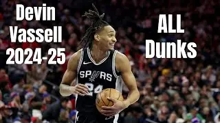 Devin Vassell 2024-25 ALL Dunks