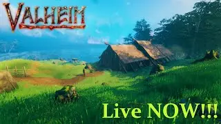 Valheim Live! Community Server. Building Random Stuff!
