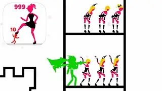Stick Hero - Tower Defense - All Levels Gameplay Android, iOS