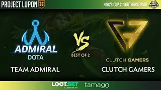 Admiral vs Clutch Gamers Game 1 (BO3) | Kings Cup 2