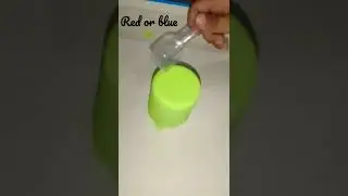 red or blue challenge #challenge # Kinetic sand #reemasfaahira#shorts