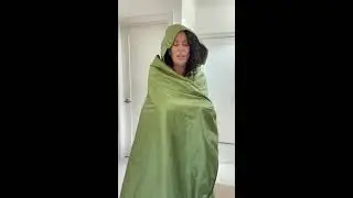 Large, Cozy & Waterproof 🌬️ DUKUSEEK Hooded Poncho Blanket Review #amazonreview #amazonfinds