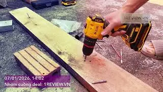 Test thực chiến m&aacute;y khoan b&uacute;a CHIGO v&agrave; m&aacute;y siết BU L&Ocirc;NG CHIGO