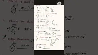 ALCOHOLS ,PHENOLS AND ETHERS|most important reactions|Tricks&pyq|#viralshort #neet #cbse #2024