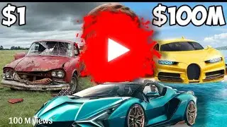  $1 and $100 car test: card testing, experiment video, viral challenge, satisfying test