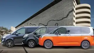 2024 Mercedes V-Class vs 2024 VW T7 Multivan vs 2024 Renault Trafic SpaceClass