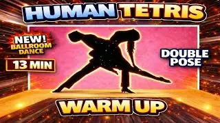 13-Min Human Tetris х 2 Player Co-op | Immersive Interactive Warm Up (99% FAIL)