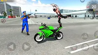 Xtreme Motorbikes - Motorbike Rider on Speed green Bike game #1 Android IOS Gameplay