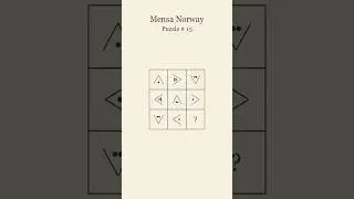 IQ Puzzle 15 [Mensa Norway]