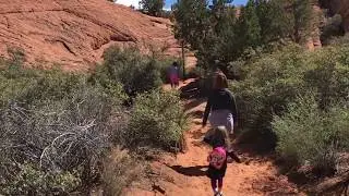 Short Hike With Family In Snow Canyon State Park- St. George, Ut