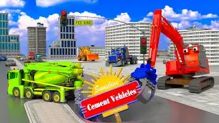 Rule-Breaking Rusty 🚛💥 Boss & Juno Rush to Stop Him from Crossing🚧⚡ | Construction Vehicles