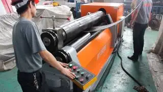 KRRASS W11 16X2000 Mechanical 3 roller rolling machine , three roll bending machine