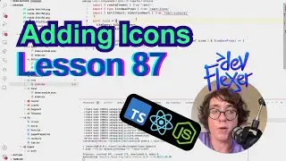 Lesson 87. Adding Icons (TypeScript, Node.js, React)