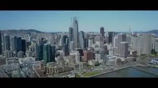 San Francisco Bay Bridge & Embarcadero shot with DJI MAVIC PRO